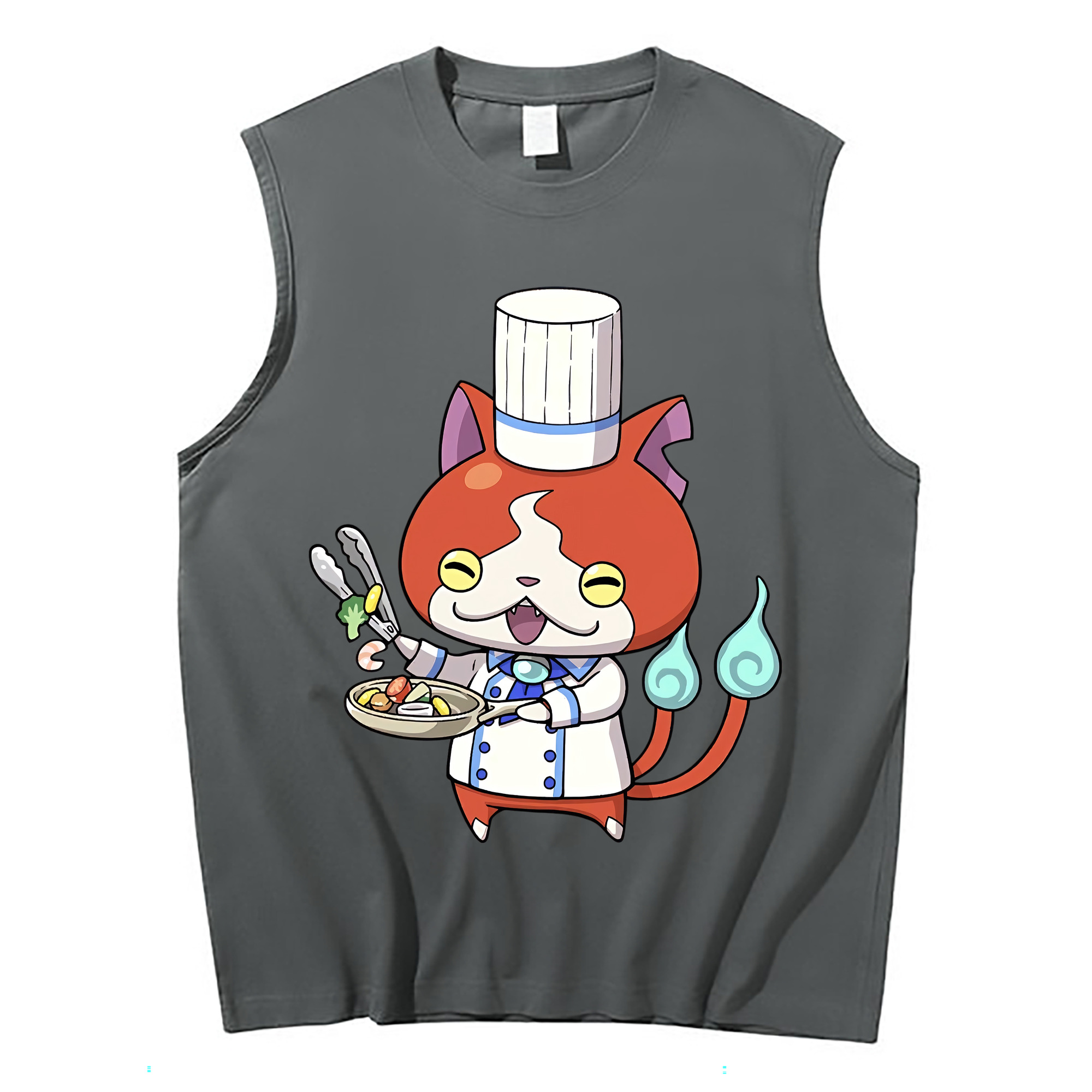 （画像用） 妖怪ウォッチ Yo-kai Watch コットン100％タンクトップ（フロントプリント）